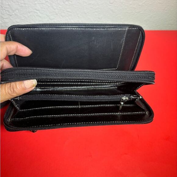 Lodis very soft black leather wallet - Picture 9 of 11